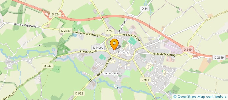 localisation de l'entreprise E-C-L  BAVAY