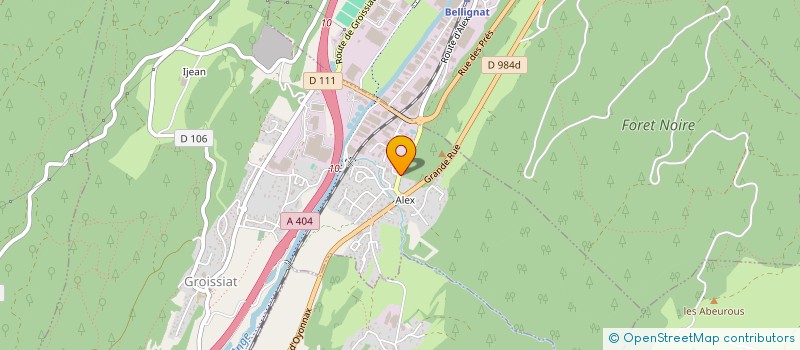 localisation de l'entreprise E.C.L.A.T à OYONNAX
