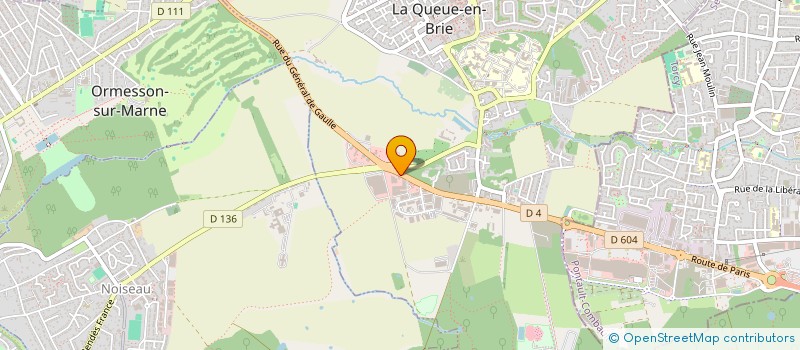 localisation de l'entreprise E.C.M. EXPANSION  LA QUEUE-EN-BRIE