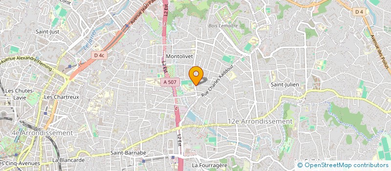 localisation de l'entreprise E.C.M.T à MARSEILLE 12EME