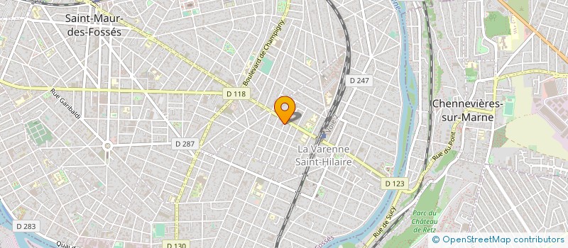 localisation de l'entreprise E.C.O NETTOYAGE  SAINT-MAUR-DES-FOSSES