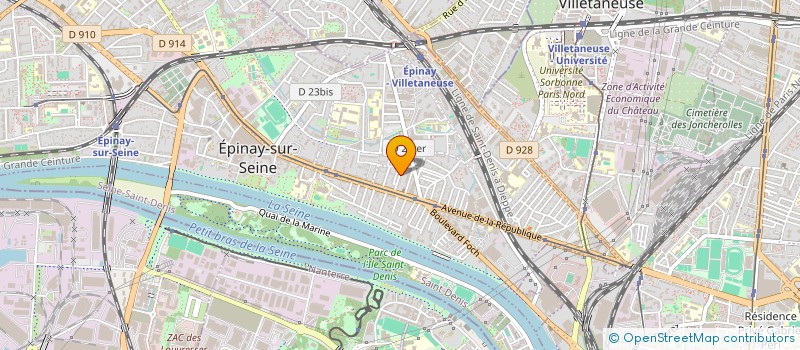 localisation de l'entreprise E.C.P à EPINAY-SUR-SEINE