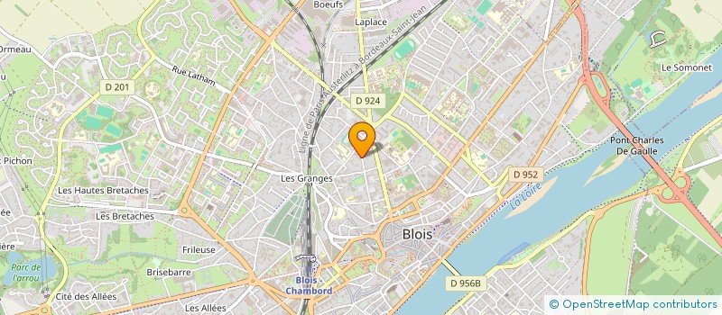 localisation de l'entreprise E C P à BLOIS