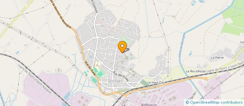 localisation de l'entreprise E.C.P  DONGES