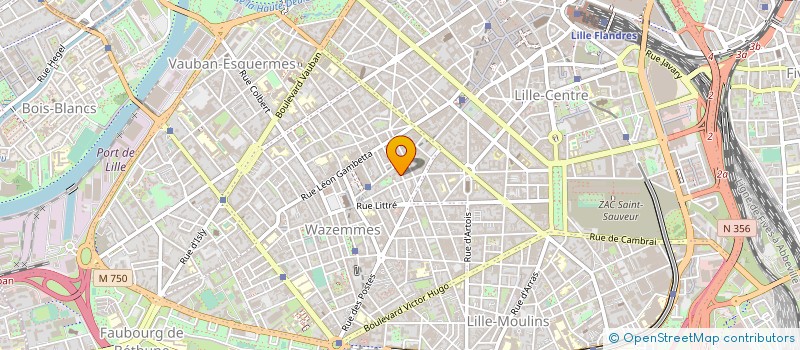 localisation de l'entreprise E.C.P DISTRIBUTIONS à LILLE