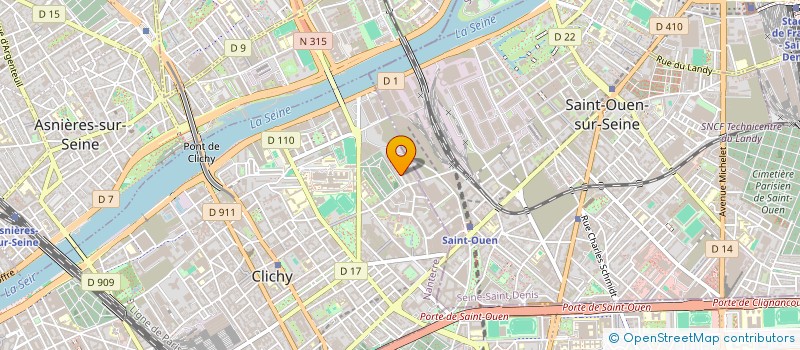 localisation de l'entreprise E C P EQUIPEMENT CUISINE PROFESSIONNEL à CLICHY