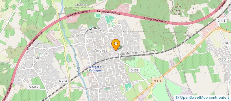 localisation de l'entreprise E.C.P ETANCHEITE  VERGEZE