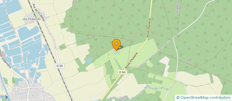 localisation de l'entreprise E C R  GURGY