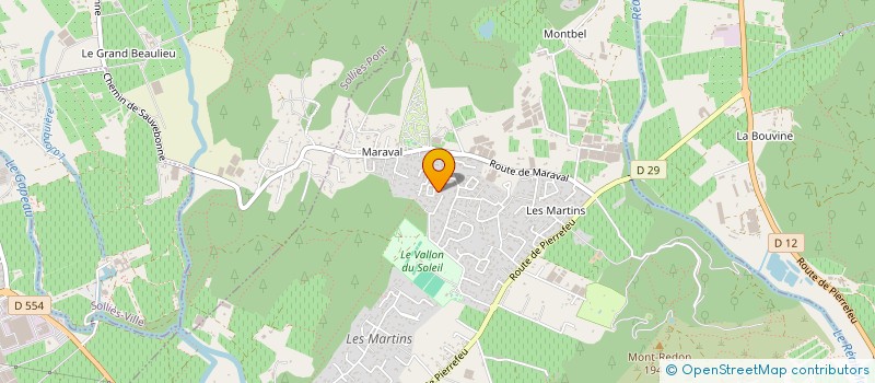 localisation de l'entreprise E.C.R. 83 à LA CRAU