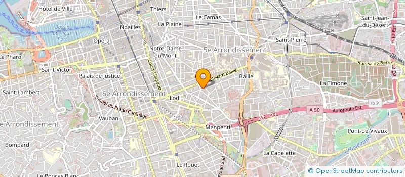 localisation de l'entreprise E.C.R. à MARSEILLE