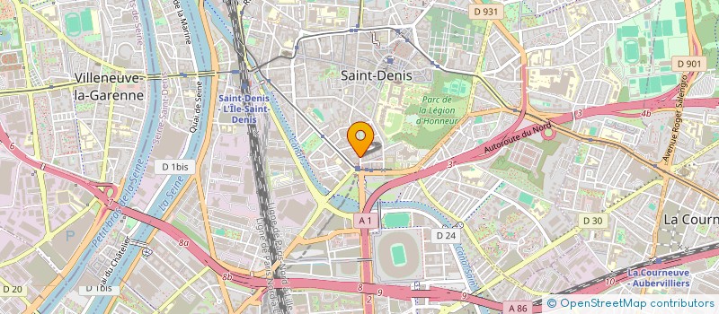 localisation de l'entreprise E C R B à SAINT-DENIS