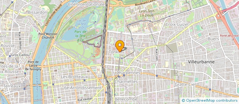 localisation de l'entreprise E C R ETUDE CONCEPTION REALISATION S A R L à VILLEURBANNE