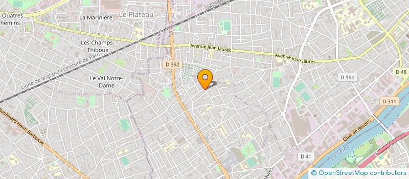 localisation de l'entreprise E.C.R-GMP  HOUILLES