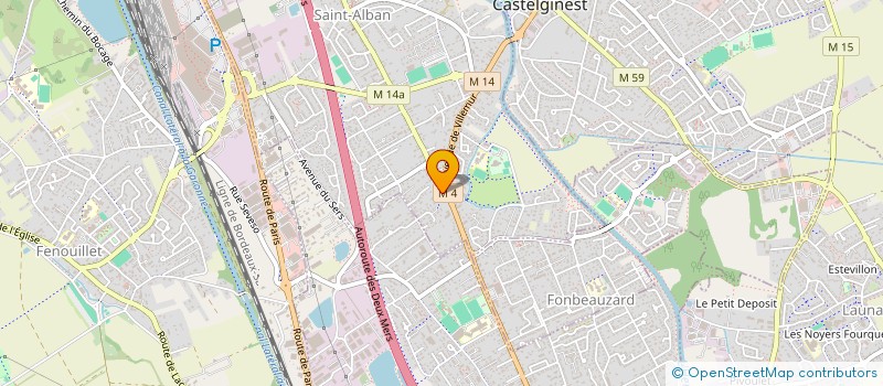 localisation de l'entreprise E.C.R PROPRETE  SAINT-ALBAN