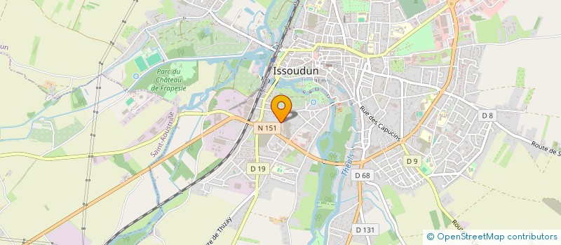 localisation de l'entreprise E.C.S. 2010 à ISSOUDUN