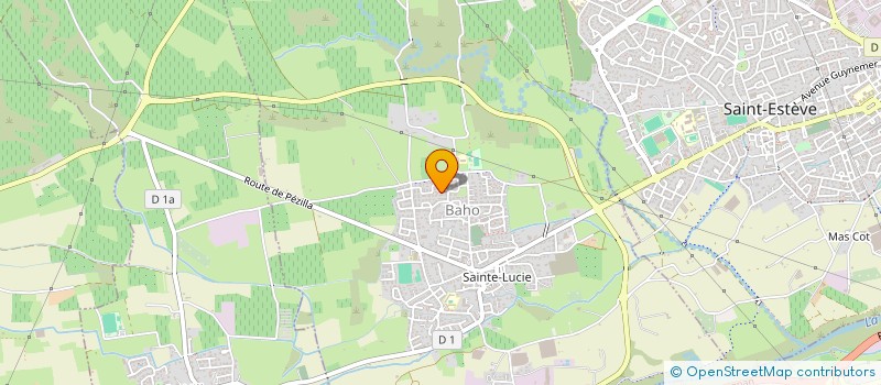 localisation de l'entreprise E.C.S.  BAHO