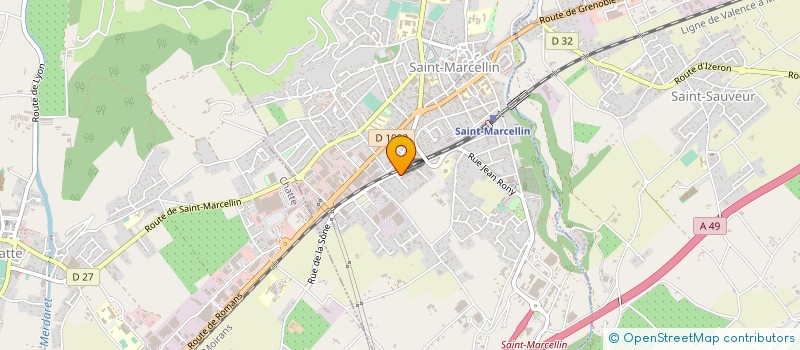 localisation de l'entreprise E.C.S  SAINT-MARCELLIN