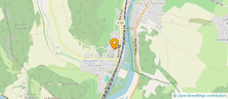 localisation de l'entreprise E.C.S.D  NOVEANT-SUR-MOSELLE