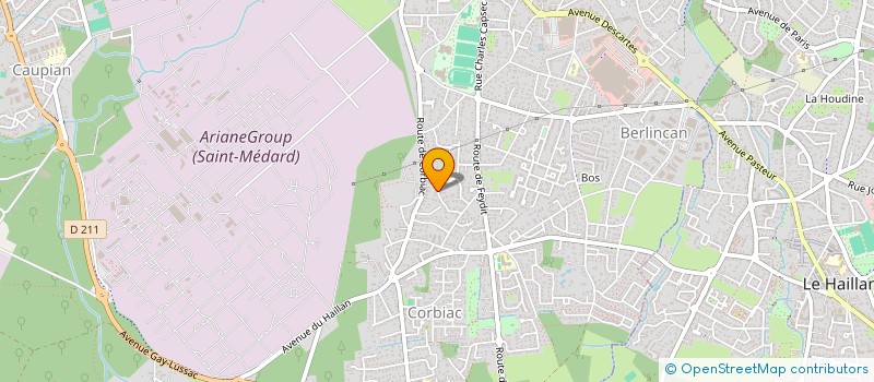 localisation de l'entreprise E.C.T.I  SAINT-MEDARD-EN-JALLES