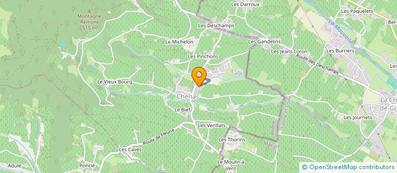 localisation de l'entreprise E C W ASSISTANCE  CHENAS