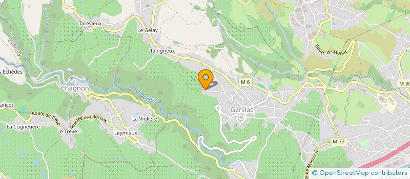 localisation de l'entreprise E.CA.MAT à GENILAC