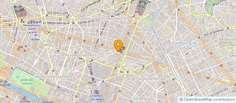localisation de l'entreprise E CALL TRAVEL à PARIS