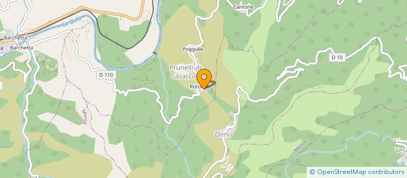 localisation de l'entreprise E CANTA QUI à MONTE