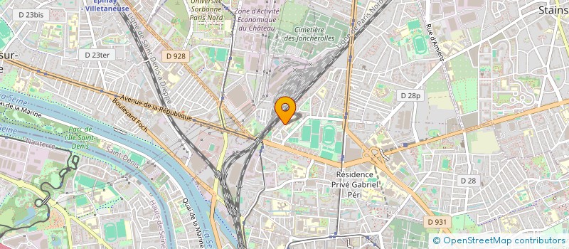 localisation de l'entreprise E-CAR CENTER  SAINT-DENIS