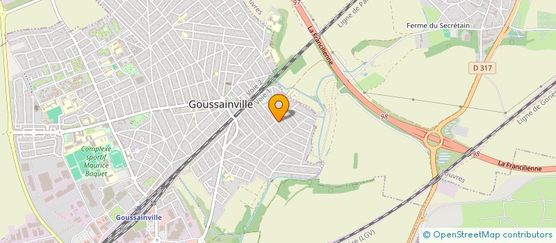 localisation de l'entreprise E-CARROSSE  GOUSSAINVILLE