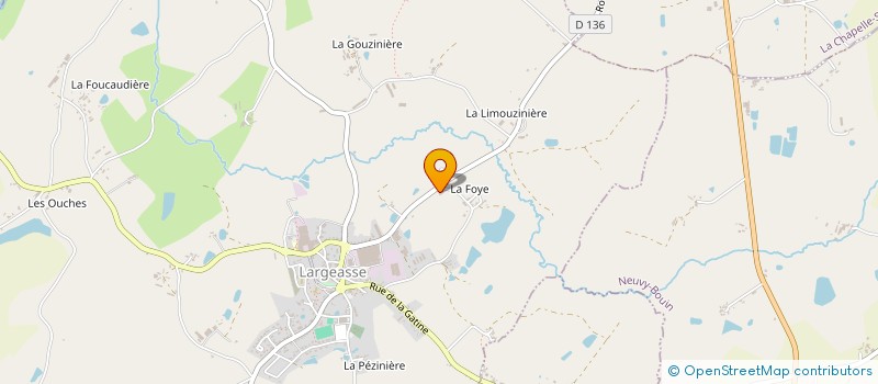 localisation de l'entreprise E. CARROSSERIE  LARGEASSE