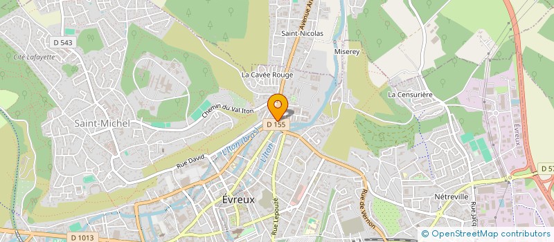 localisation de l'entreprise E-CARS TRANSPORT à EVREUX