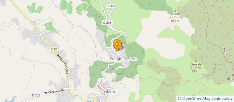 localisation de l'entreprise E CASETTA DI L'OLIVACCE à POGGIO D OLETTA