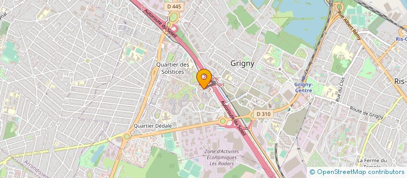 localisation de l'entreprise E-CENTER 12 à GRIGNY