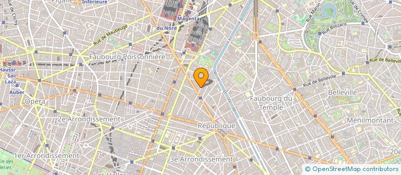 localisation de l'entreprise E CENTER 3  PARIS