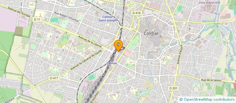 localisation de l'entreprise E-CHANGEONS LE MONDE  COLMAR