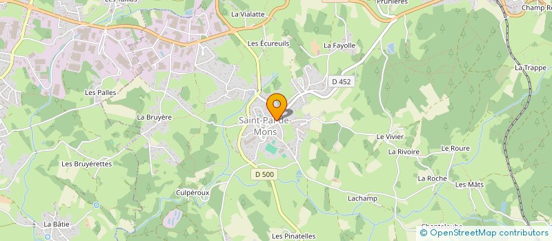 localisation de l'entreprise E.CHAVASSIEUX à SAINT-ROMAIN-LACHALM
