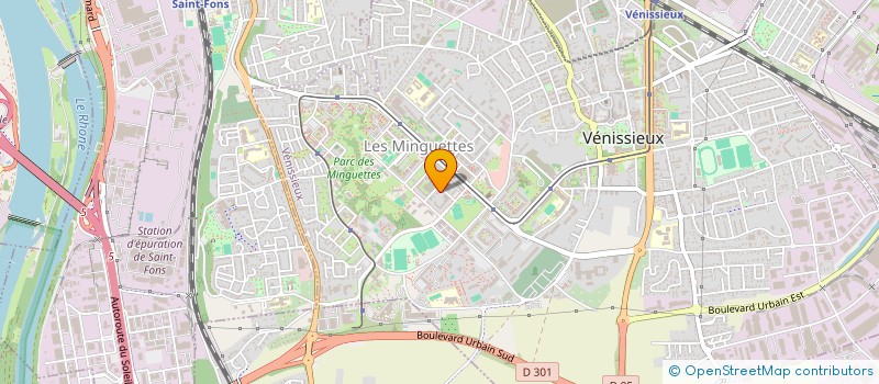 localisation de l'entreprise E-CHRONO DRIVE  VENISSIEUX