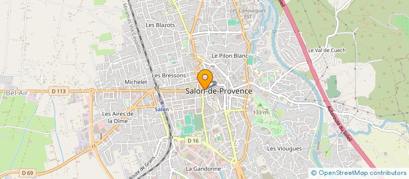 localisation de l'entreprise E-CIG SALONAISE à SALON-DE-PROVENCE