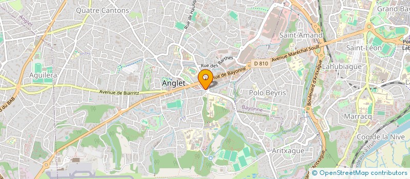 localisation de l'entreprise E.CIGARETTE LV à ANGLET
