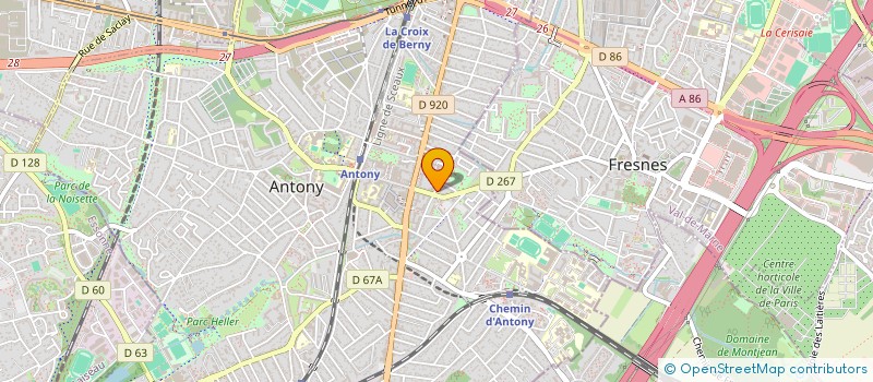 localisation de l'entreprise E-CLAIR MICRO SERVICES à ANTONY
