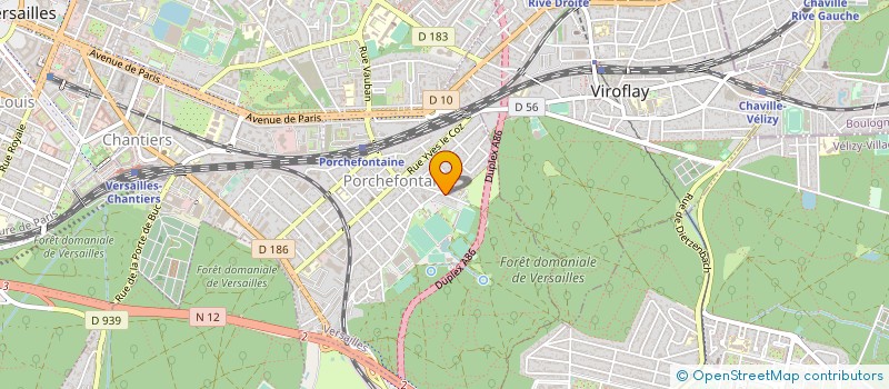 localisation de l'entreprise E-CLAIREUR à VERSAILLES