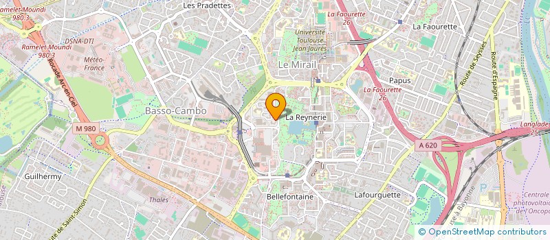 localisation de l'entreprise E-CLICK à TOULOUSE