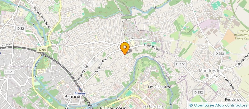 localisation de l'entreprise E.CLIM  BRUNOY