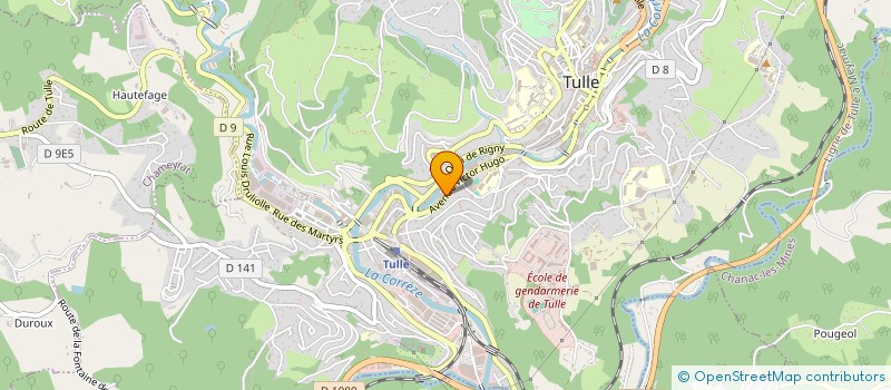 localisation de l'entreprise E-CLOP-LIB à TULLE