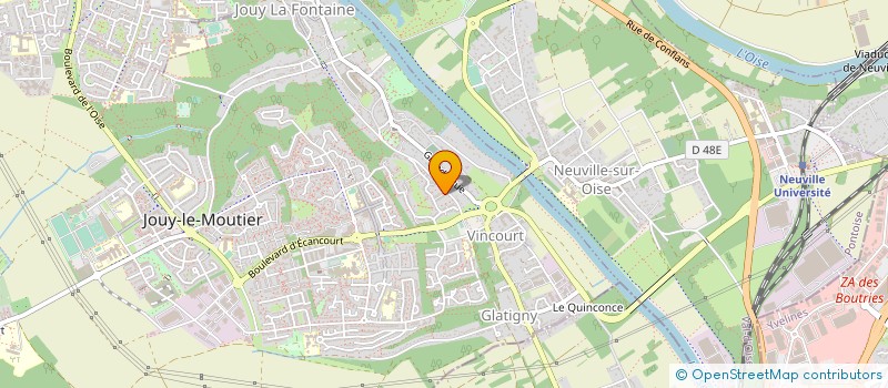 localisation de l'entreprise E CLOPE STORE COMPAGNIE à JOUY-LE-MOUTIER
