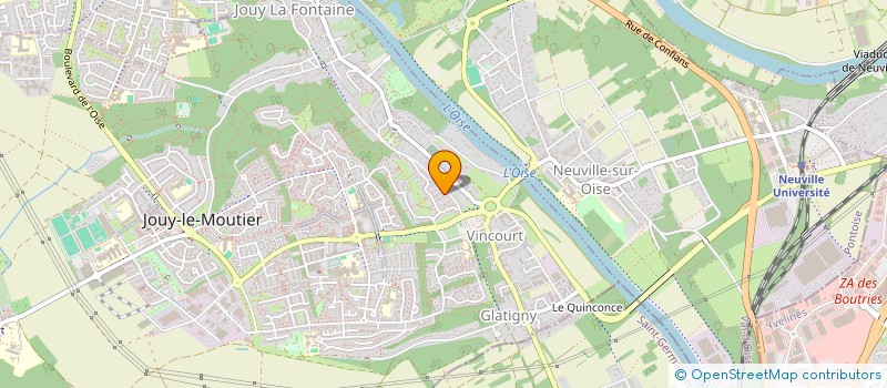 localisation de l'entreprise E CLOPE STORE ITALIE 2 à JOUY-LE-MOUTIER
