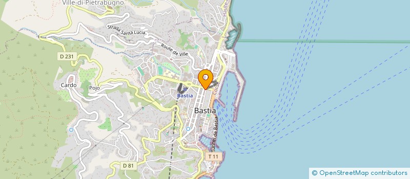 localisation de l'entreprise E-CO à BASTIA