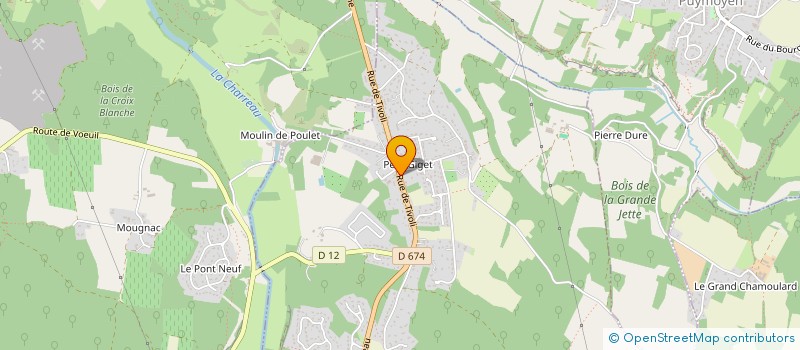 localisation de l'entreprise E.CO.SI à VOEUIL-ET-GIGET