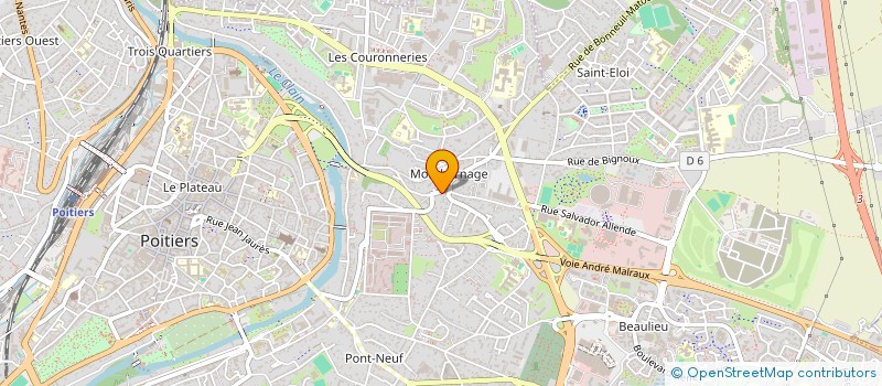 localisation de l'entreprise E-CO SYSTEM CREATIONS ET ALTERNATIVE SOCIALE AQUITAINE à POITIERS