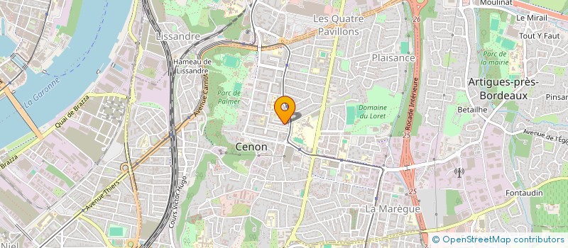 localisation de l'entreprise E CO TECHNOLOGIE à CENON